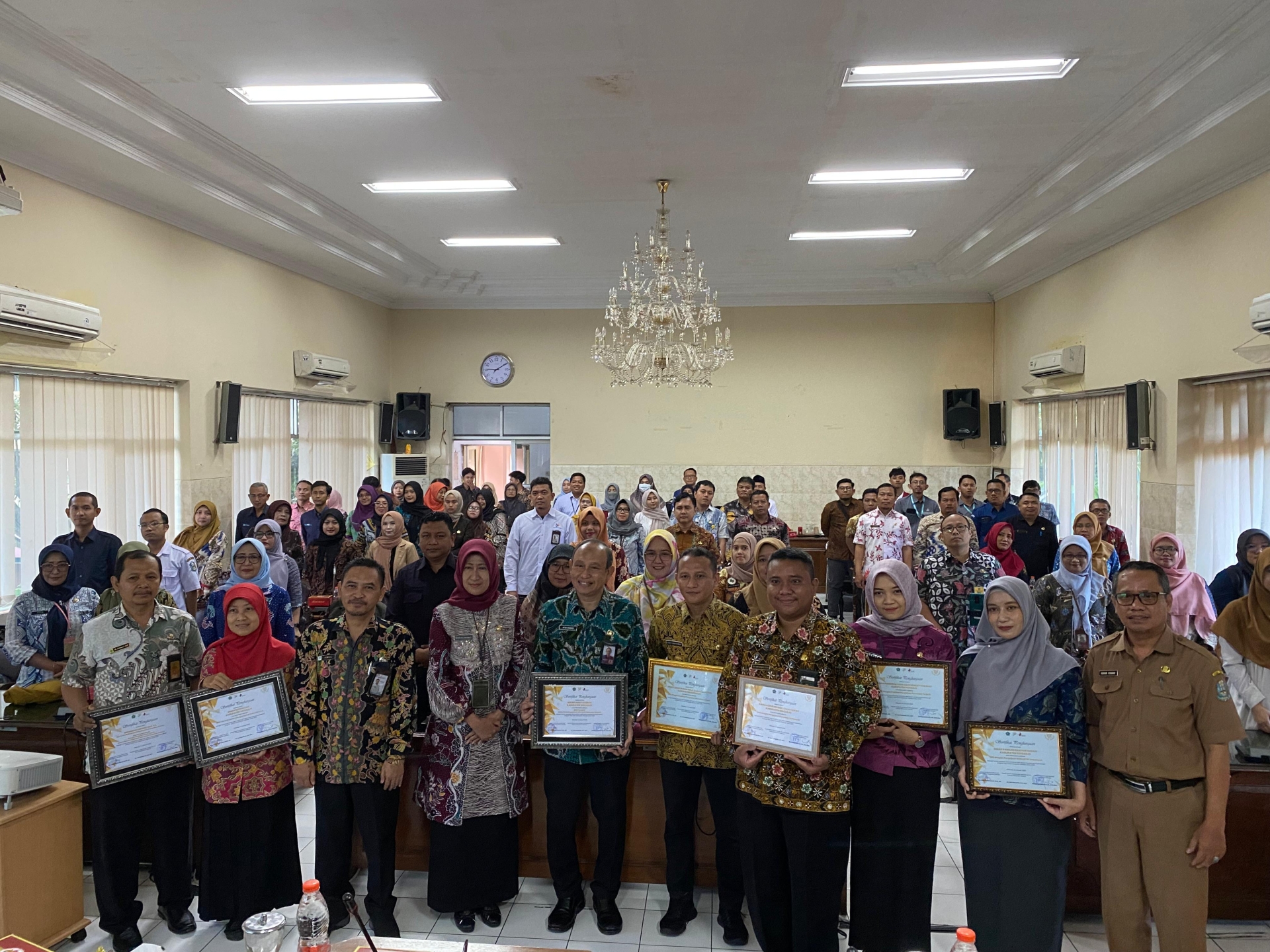 Penghargaan sebagai OPD dengan pengajuan ROMANTIK terbanyak 2024